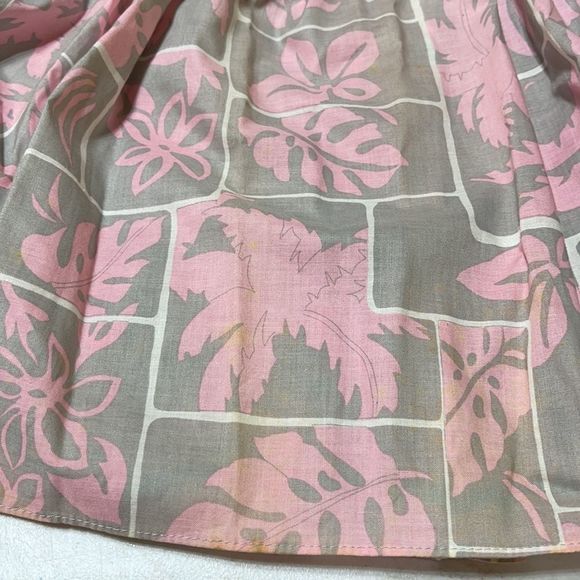 Vintage Hilo Hattie's Hawaiian Duster Aloha Maxi Tiki Dress Size L - Picture 12 of 14